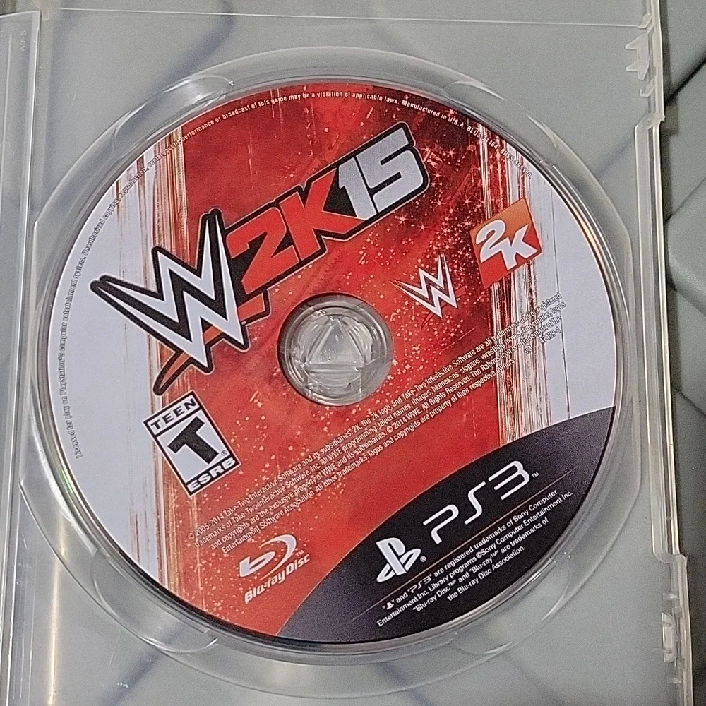 PLAYSTATION 3 WW2K15 WRESTLING GAME